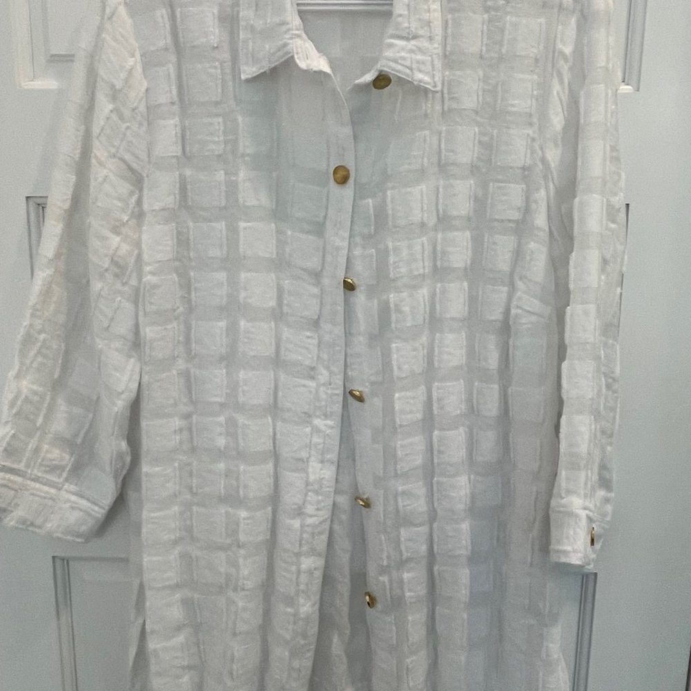 Chico's Summer Jacket in White